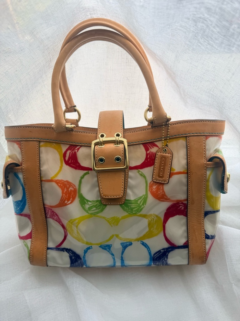 EUC vintage Coach Hampton Bag